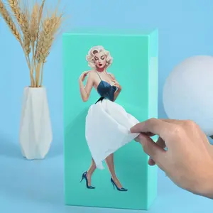 Cute Skirt Paper Towel Holder, Desk Decoration, Fun Ornament, Ca Prop 65 Compliant, No Prop 65 Re Required, Ideal for Home Decor