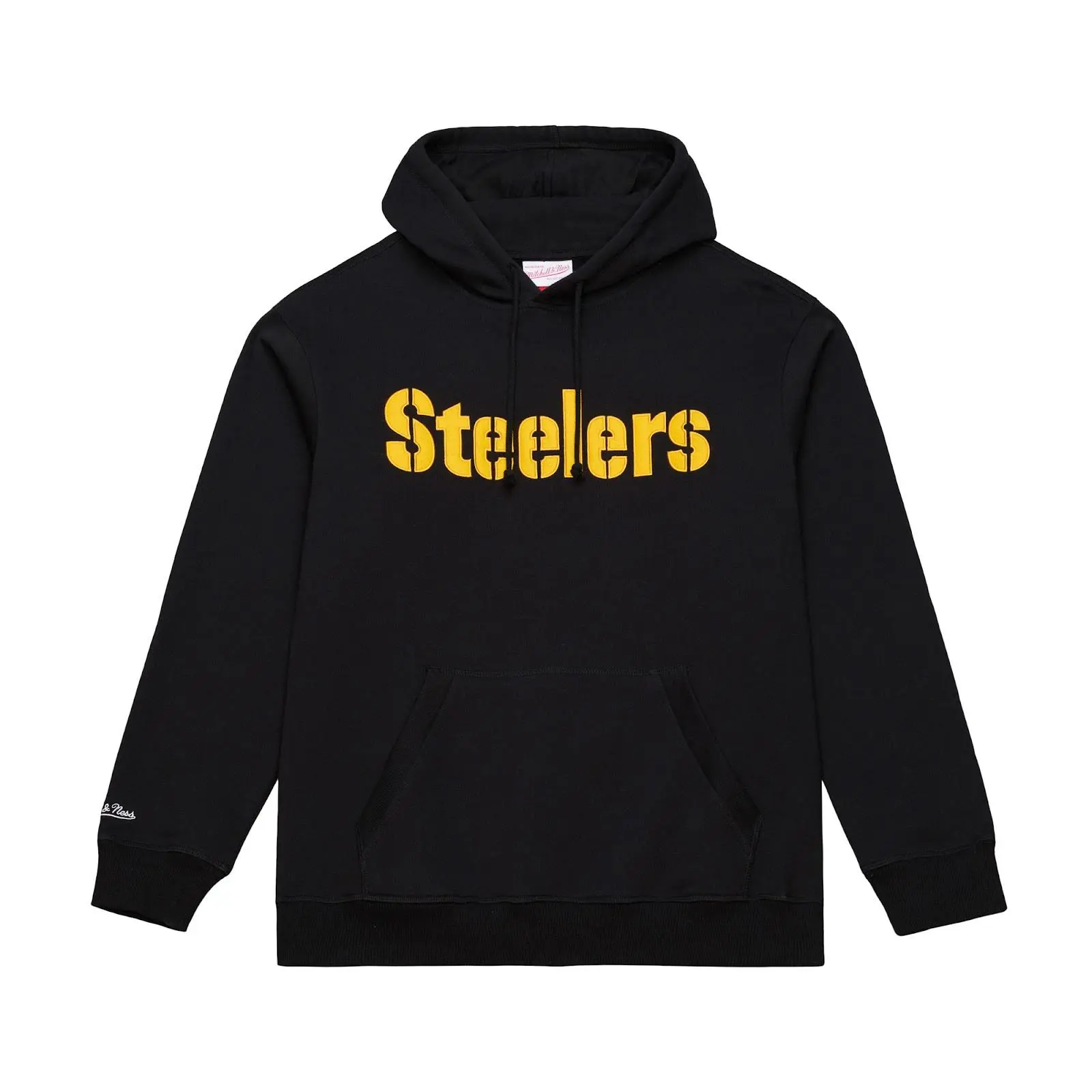 Ben Roethlisberger Pittsburgh Steelers Black Player Fleece Hoodie NFL Throwback Sweatshirt Vintage Fan Gear Mitchell & Ness