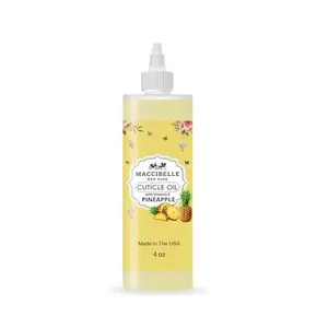 Cuticle Oil For Nails Refill size for Dry Cracked Cuticles (4 Ounce, Pineapple)