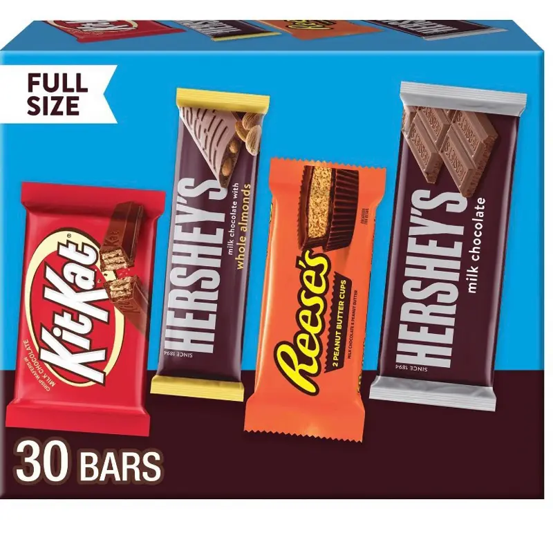 Heresy Variety-Pack King-Size Chocolate Candy Bars