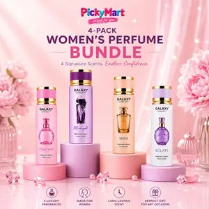 Women's Perfume Bundle | 4 Luxury Body Sprays | Fruity Floral Collection | Gift Set