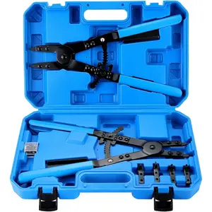 Snap Ring Pliers Set |   Heavy Duty Large Snap Ring Pliers |   Internal & External Circlip Pliers |   Interchangeable Straight, 45 °   & 90 °   Tips