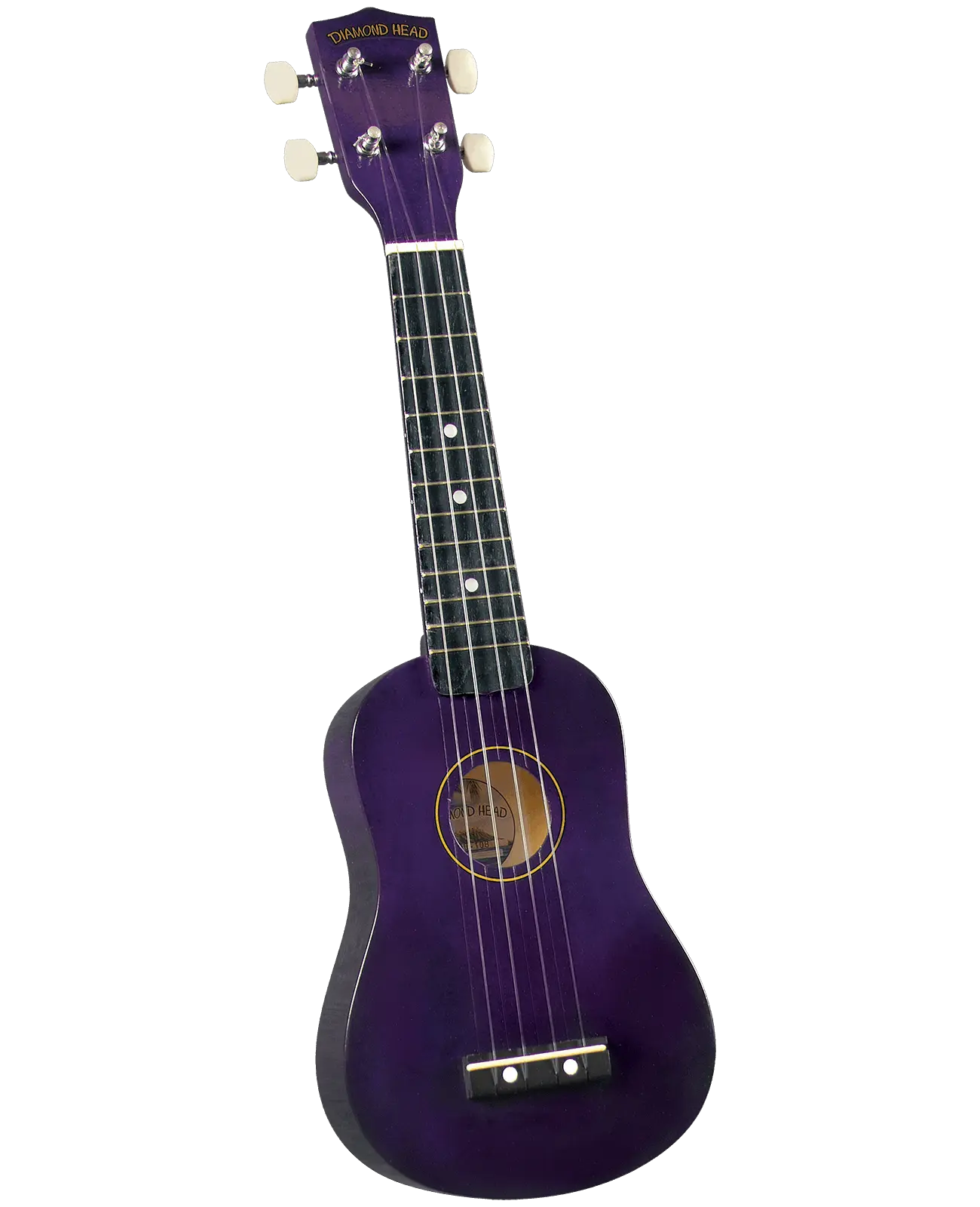 Diamond Head DU108 Maple Soprano Ukulele with Bag Purple