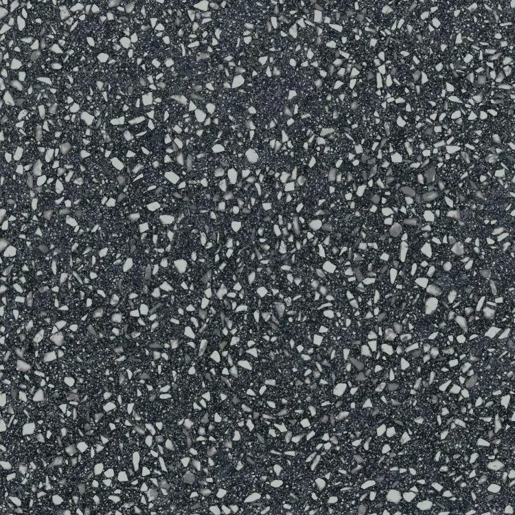 Flake Terazzo Black 30x30 Porcelain Tile Matte
