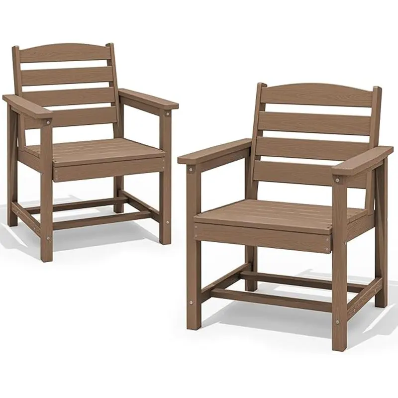 2 Chairs, Brown