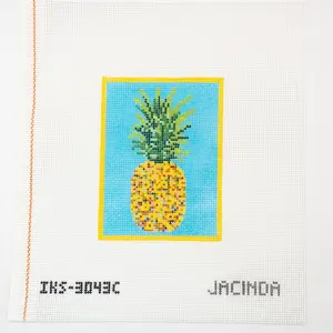 Mini Pineapple Needlepoint Canvas