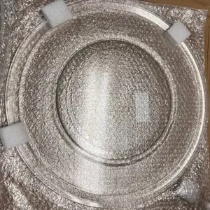 16" Microwave Replacement Plate - Retail $42.99, Our Price $25 - Clear Design with White Caps on Edges