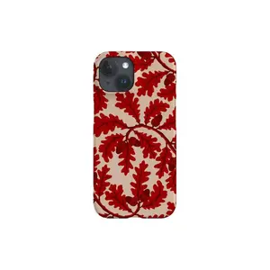 [New Arrivals]The Oak Phone Case: Red; Botanical Tree Design