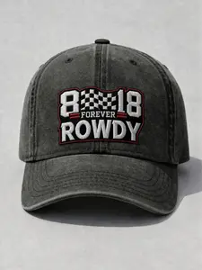 Embroidered Kyle Busch Baseball Cap, 8 to 18 Forever Rowdy Hat, NAS.CAR Hat, Gift For Women, Trend Inspired Night Sky Fashion Statement