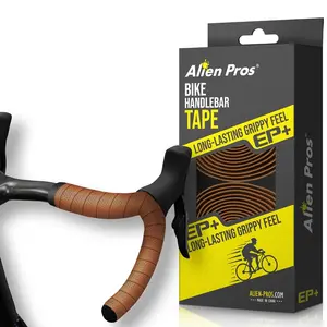 Bike handlebar tape brown new model ep set of 2 wrap your bike for an awesome comfortable ride enhance your bike grip with these eva pu plus bicycle handle bar tape brown