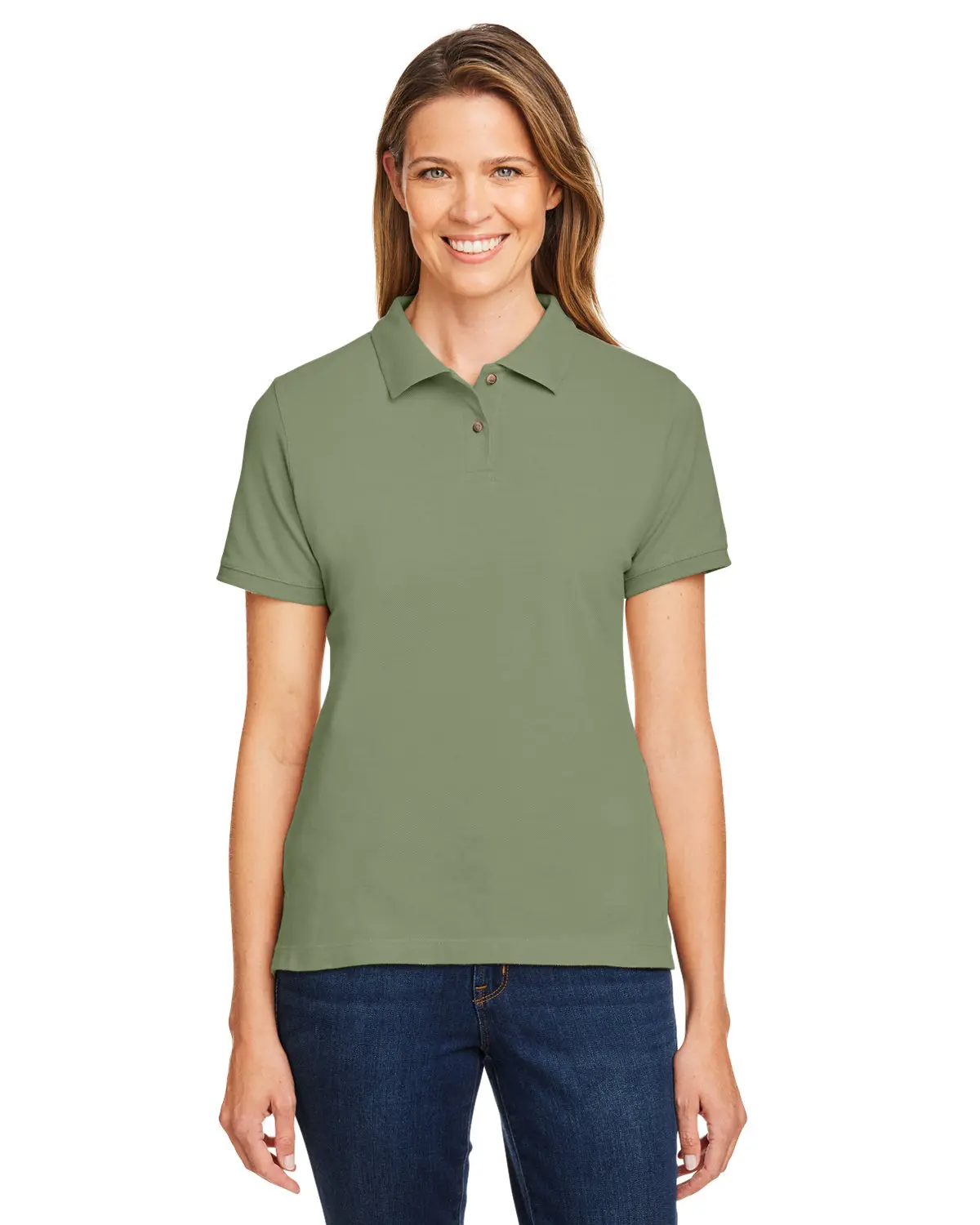 Harriton Ladies' Short-Sleeve Polo