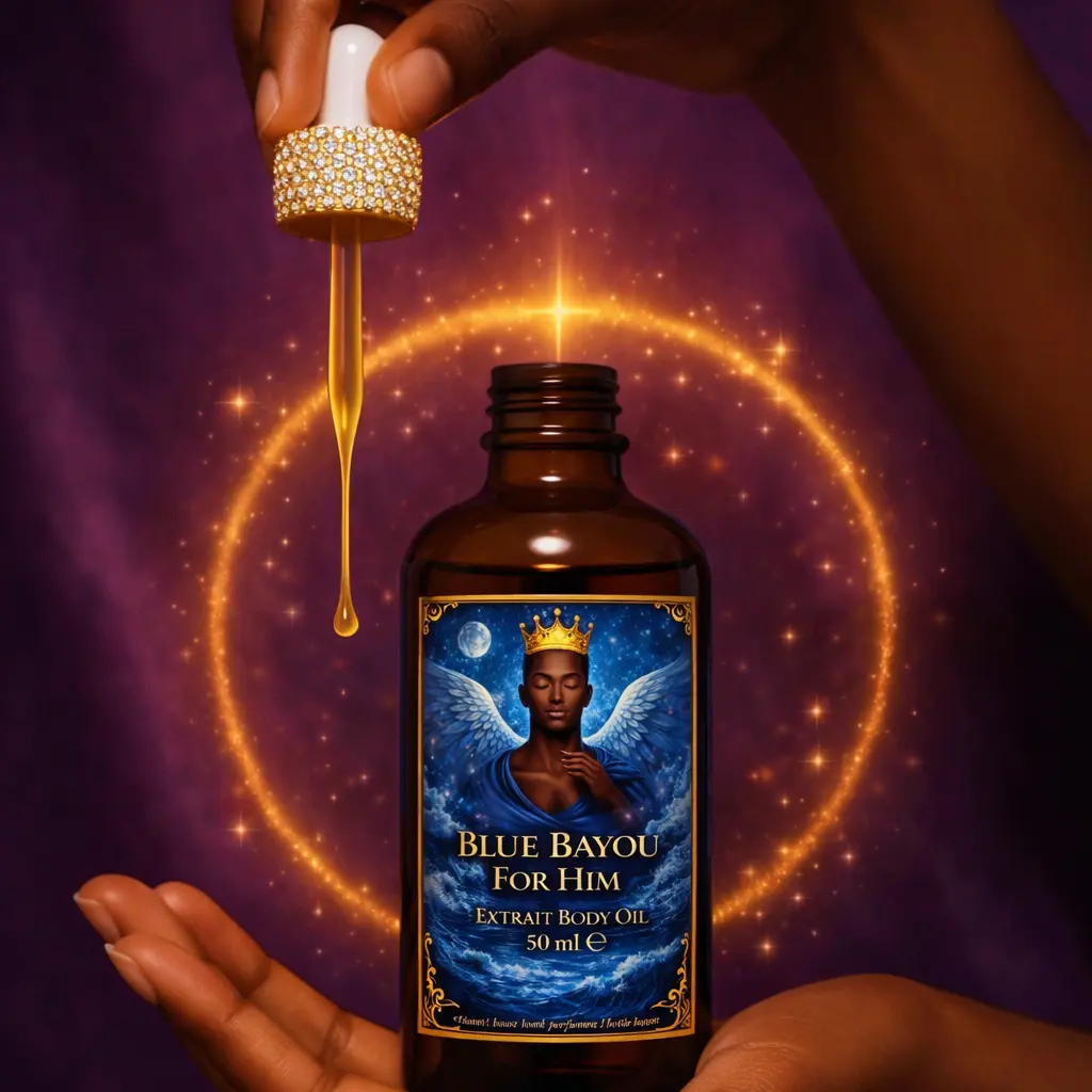 Blue Bayou For Him Luxury Body Oil 50 ml - Lightweight Fast Absorbing Formula for Deep Moisture & Fresh Scent