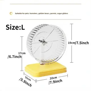 Small Pet Exercise Wheel |   Large Size Flywheel |   For Hamsters, Golden Hamsters, Parrots & Sugar Gliders, Hamster Running Wheel