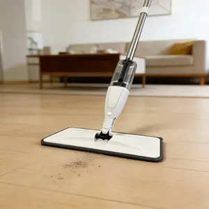 Microfiber Spray Mop for Floor Cleaning with 2 Pcs Washable Pads,Wet Dry Mop for Wood Laminate Tile Cleaning,Lightweight Floor Mop with Spray Function