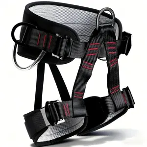 Professional Safety Harnesses - Half Body Safety Harnesses for roofing,Tree Climbing, Rappelling and Outdoor Adventures - Durable Thicken Climbing Gear for Men and Women