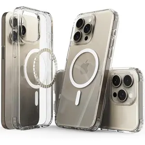 iPhone 16 Pro Max Case - Compatible with MagSafe, Crystal Clear, Shockproof, Heavy Duty Protection, Slim Fit, Clear Design 15