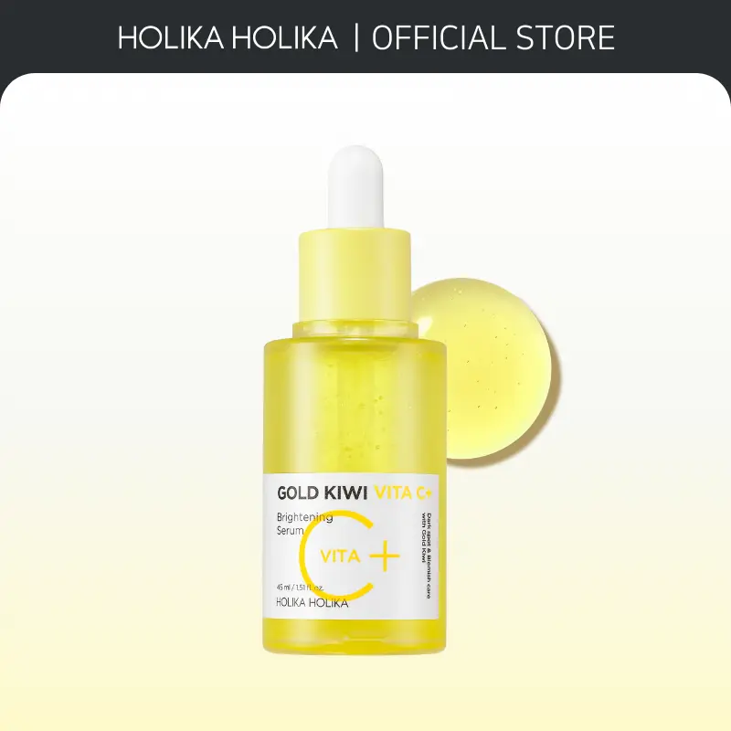[Holika Holika] Gold Kiwi Vita C+ Brightening Serum — Vita C + Serum for Brightening & Dark-Spot Care