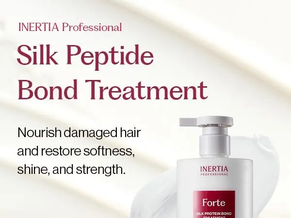 [Spider Silk Protein Peptide Duo] INERTIA Professional Forte Shampoo & Treatment Set - 2-Week Hair Loss & Damage Care
