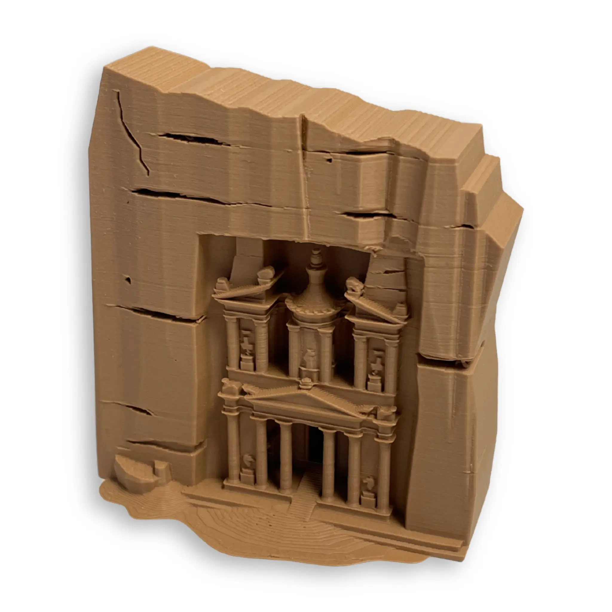 Al-Khazneh Model The Treasury Petra Jordan Replica 3-Inch Height UNESCO World Heritage Site Miniature