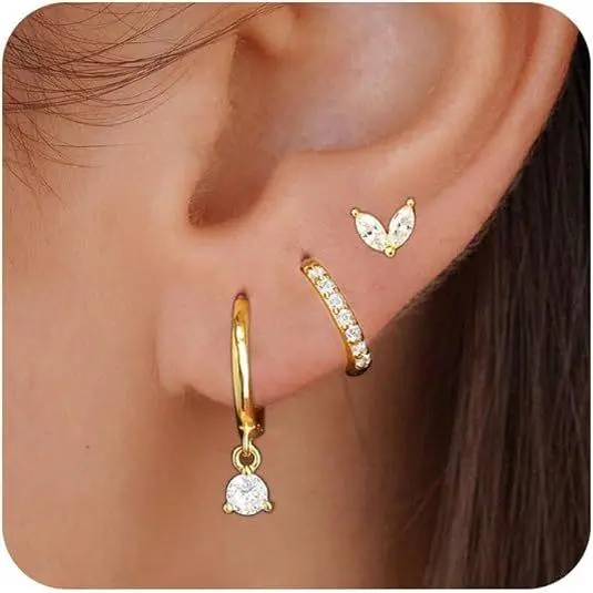 19 # Two petal flower design (set of 3)