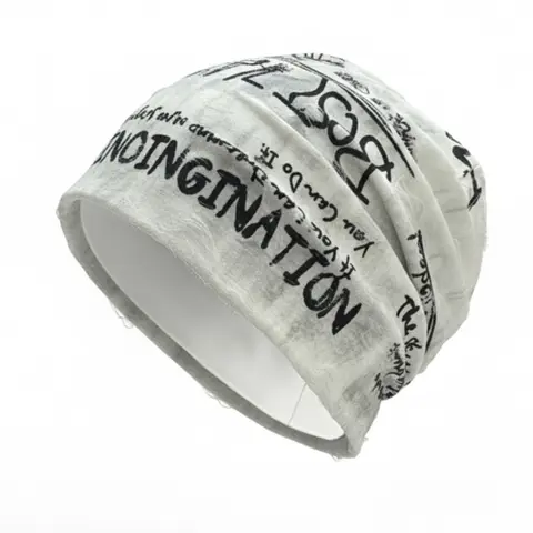 Y2K Hip-Hop Beanie, Soft Lightweight Running Skull Cap, Fitted Knit Beanie Hat for Men and Women Beanies