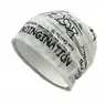 Y2K Hip-Hop Beanie, Soft Lightweight Running Skull Cap, Fitted Knit Beanie Hat for Men and Women Beanies