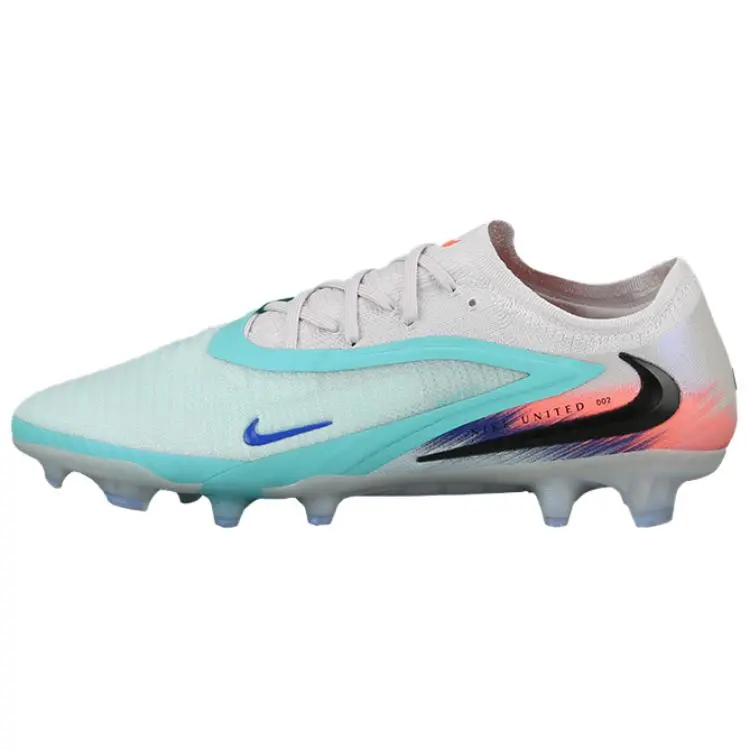 Nike United Phantom 6 Low Elite 'Pistachio Frost/Hyper Orange' Men's Lightweight Training Shoes with Responsive Foam Midsole & Durable Outsole for Court Play, Support, Excellent Traction, Low Cut, Male, True-To-Size