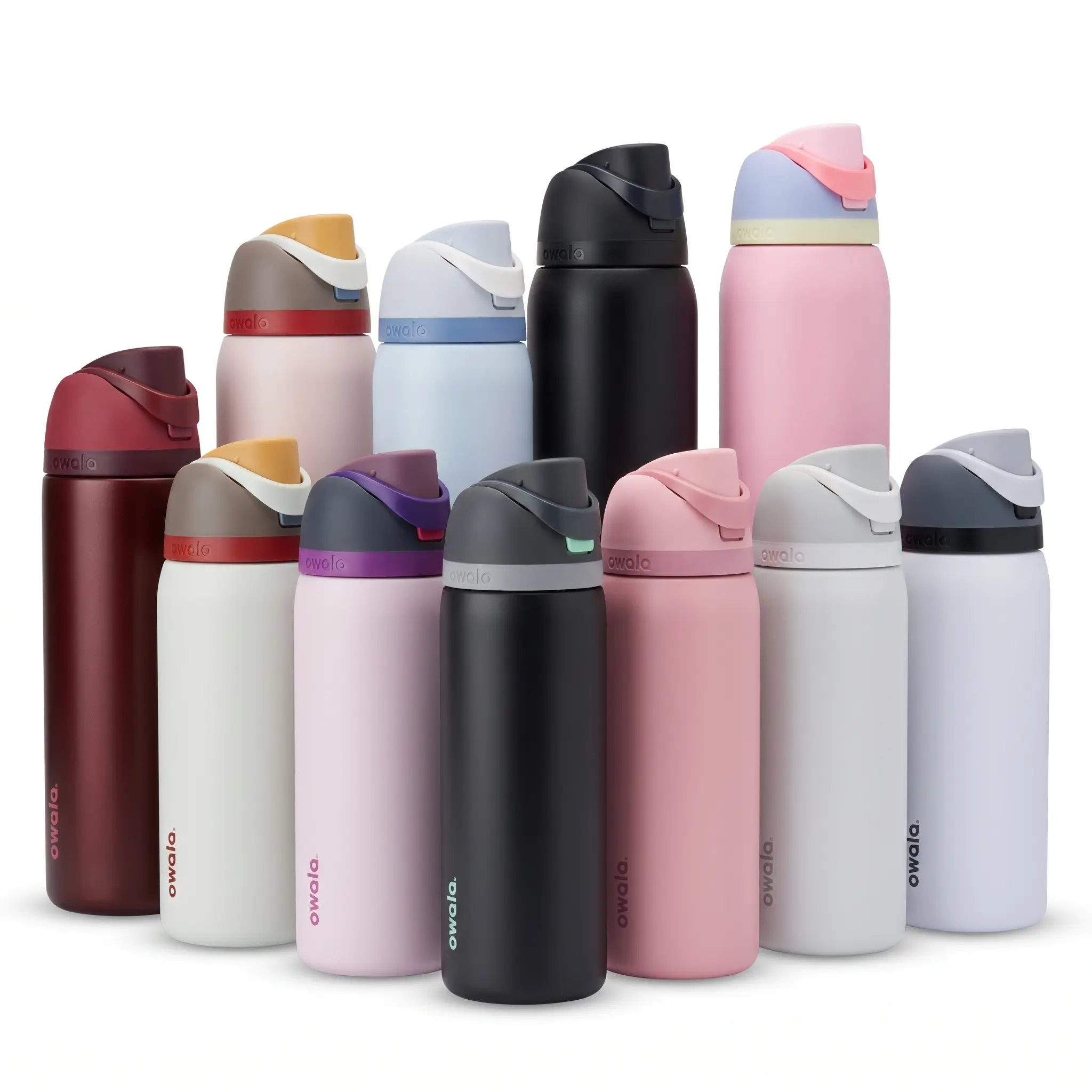 [ 11 Limited color ] - Owala FreeSip 32oz Limited Edition Insulated Stainless Steel Water Bottle, Leakproof Vacuum Bottle Leakproof Tumbler Aesthetic Cute Gym Travel Tumbler, Perfect for Iced Hot Drink, Daily Use