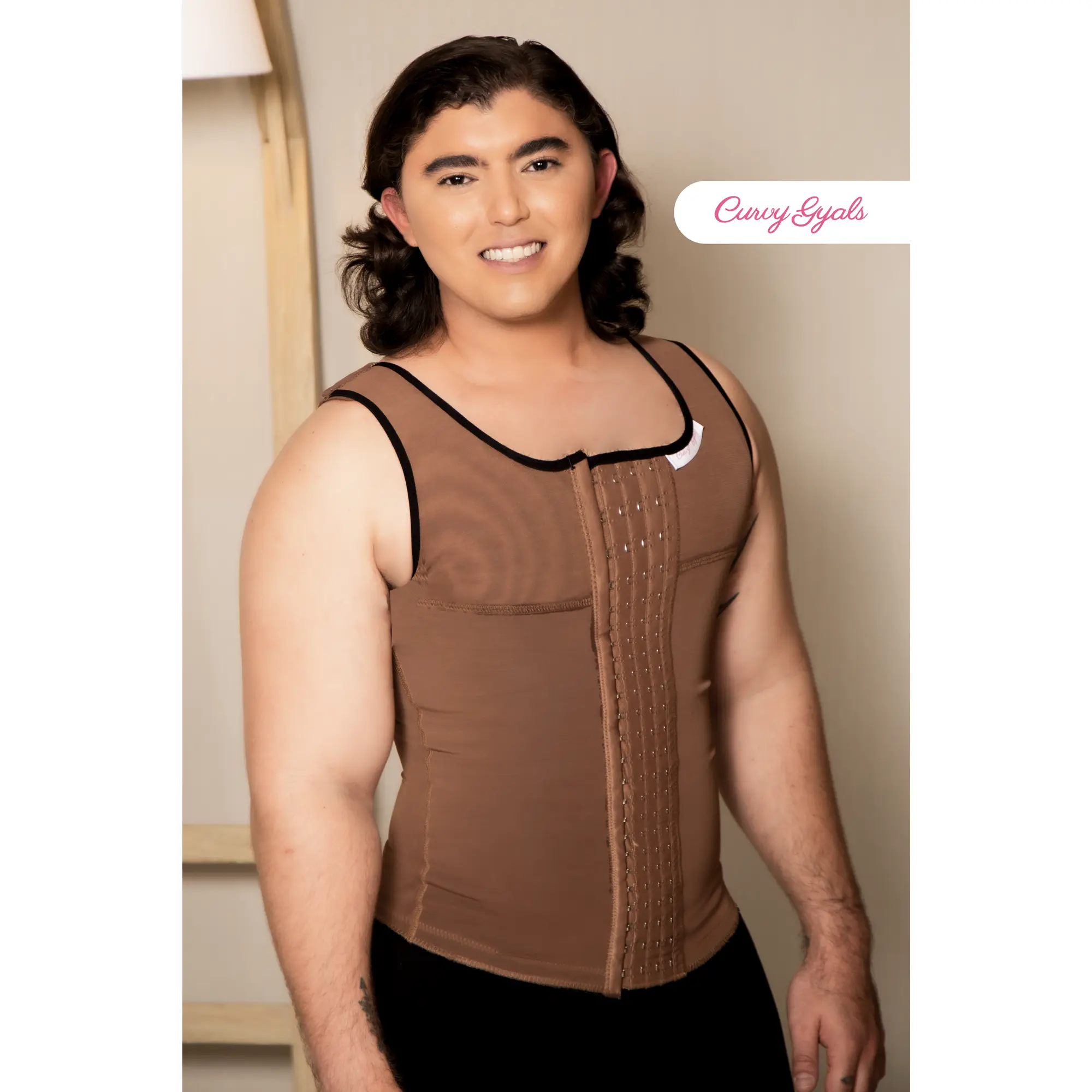 Fajas Colombianas Body Shaper Bodysuit for Men Vest