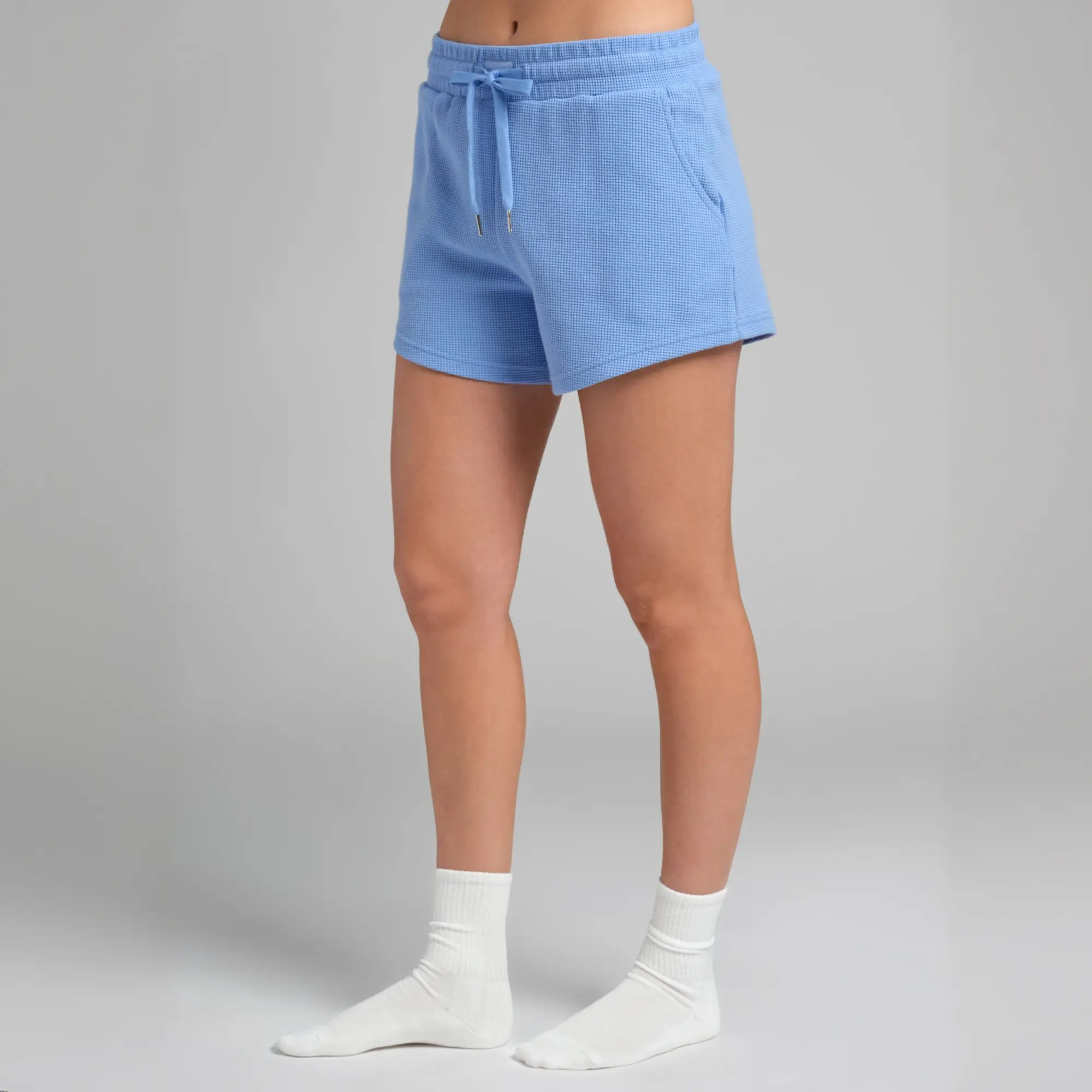 Comfrt | Waffle Lounge Short | Textured Waffle Knit Lounge Shorts