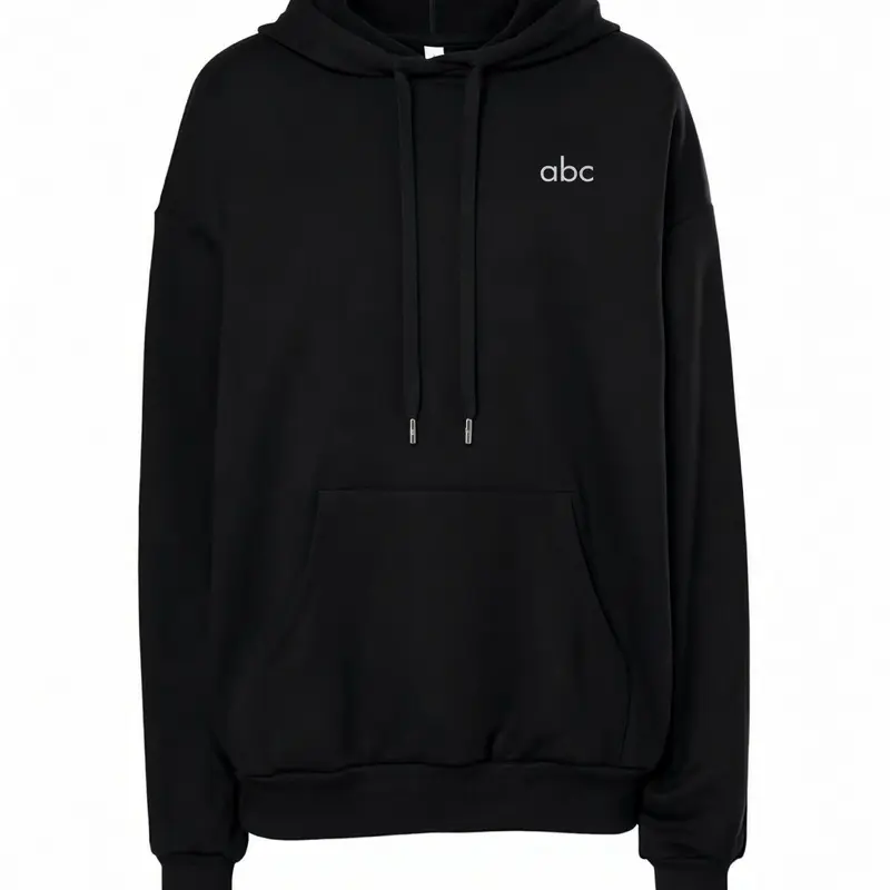 Black casual abc  Hoodie