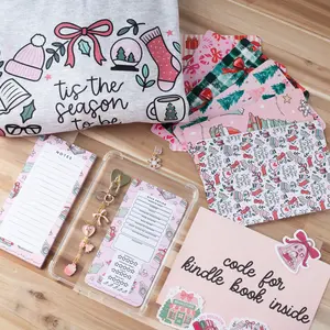 Deluxe Christmas Bookish Blind Date with A Kindle Box, Kindle Accessories + Soft Christmas Sweatshirt