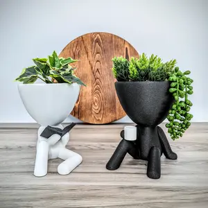 ChiclyBuilt Coffee and Book People Planters - Robert Plant Pots