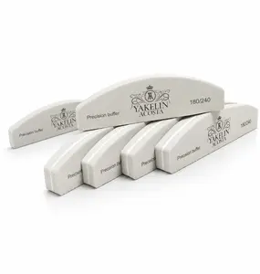 Mini Nail Files & Sponge Buffers 180/240 – FOOT AND MANICURE Wooden Nail File Set for Manicure Pedicure Prep & Shaping