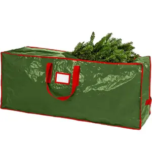 Christmas Tree Storage Bag - Stores 7.5 Foot Artificial Xmas Holiday Tree, Durable Waterproof Material, Zippered Bag, Carry Handles, Protects Against Dust, Insects and Moisture