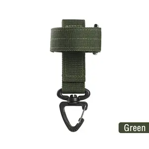 new multifunctional nylon hanging buckle rope storage buckle outdoor army fan carabiner anti-lost camping storage belt