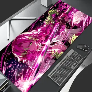 [Sale off up to 65%][Free Ship] Mouse Pad Non-Slip Rubber mousepads Game player notebook computer Pad table mat PC carpet Demon Slayer Kanroji Mitsuri Mousepad