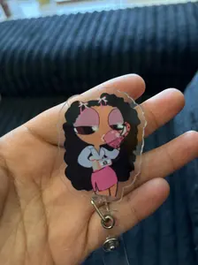 Administrative assistant Bratz ID badge reel