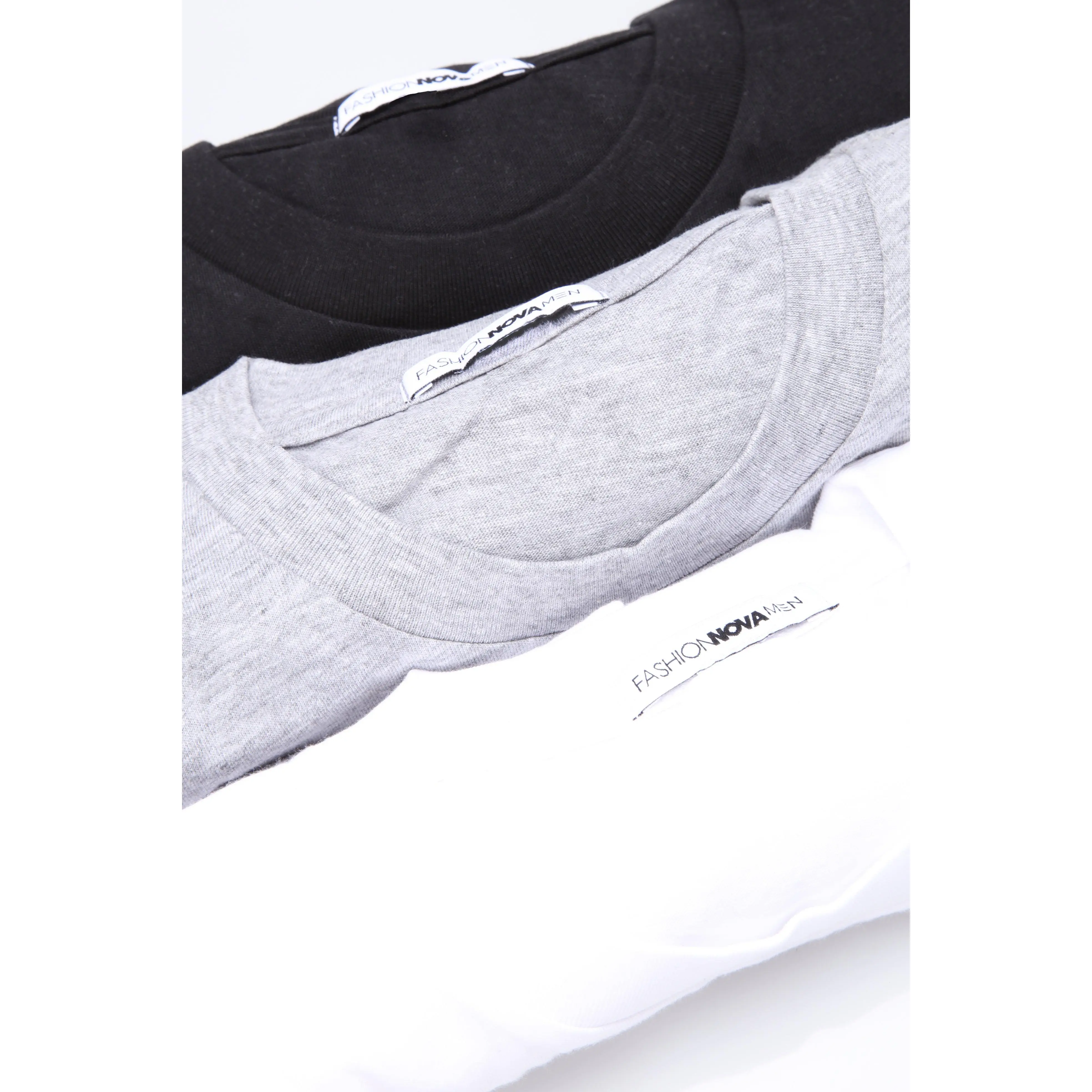 FN Essential Crew Tees 3 Pack - Black/combo