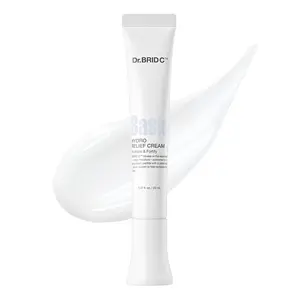 Dr.BRID C Hydro Relief Gel Cream - Instant Cooling Face Moisturizer with Peptides & Triple Hyaluronic Acid, Soothes Appearance of Redness for Sensitive Skin, Barrier Care, 0.67 fl.oz.