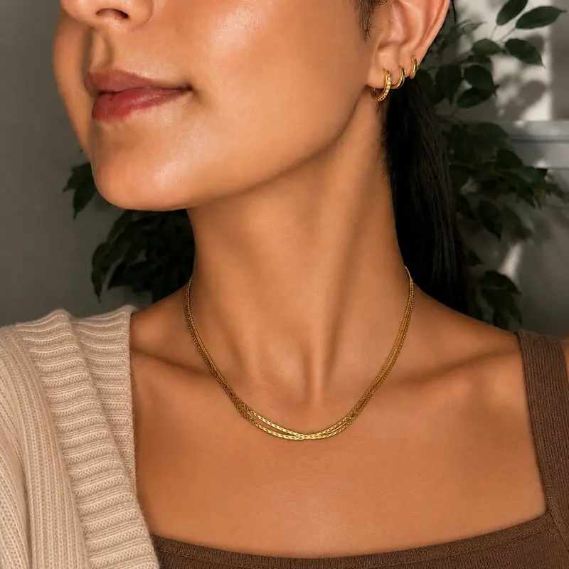 Violet Embrace Necklace - Waterproof Stainless Steel Jewelry