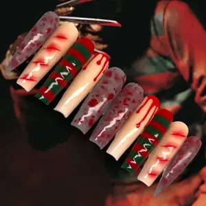 Press On Nails Freddy Krueger