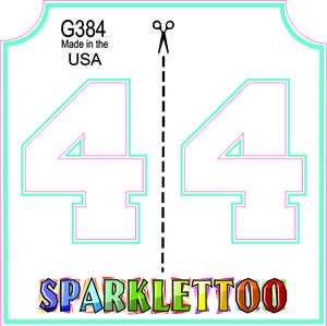 212 MAIN G384 Ruby Red Glitter Tattoo Stencils - American Made, 100-Pack, 1.5x2.3x2.3 in Rectangular, 3-Ply, 44 Designs, Glitter Finish, Elegant, Child-Safe, Face Painting Compatible
