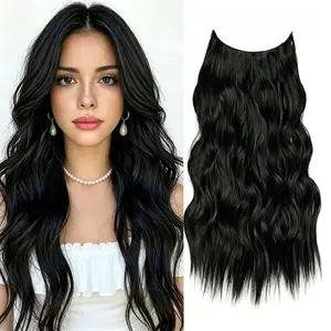 100% Premium Plodon Hair Topper for Women - 20 Inch Wavy Clip-In Synthetic Hairpiece , Natural Volume, Your Daily Confidence Boost Clip In Wig