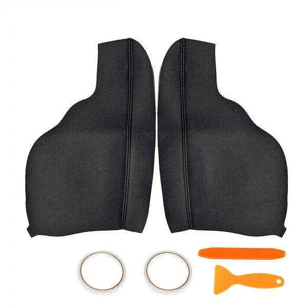 Pair For 2011-2016 2017 Honda Odyssey Door Panel Armrest Vinyl Cover Trim Black