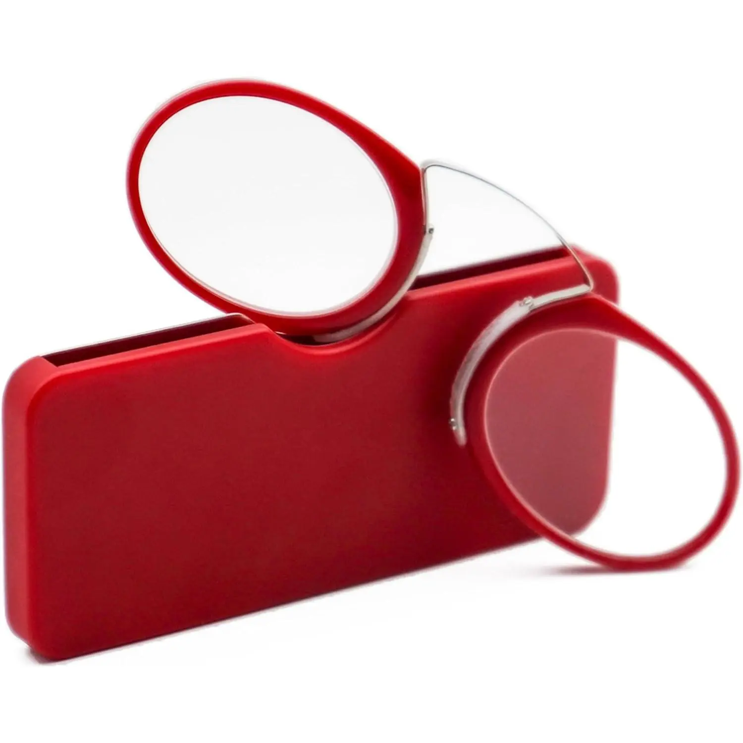 Armless Thin Clip-On Nose Reading Eyeglasses - Mini, Slim, Lightweight, Single Item, 2.50 Strength for Daily Use, PC Viewing, Ideal Gift for Adults, Pack, Unisex