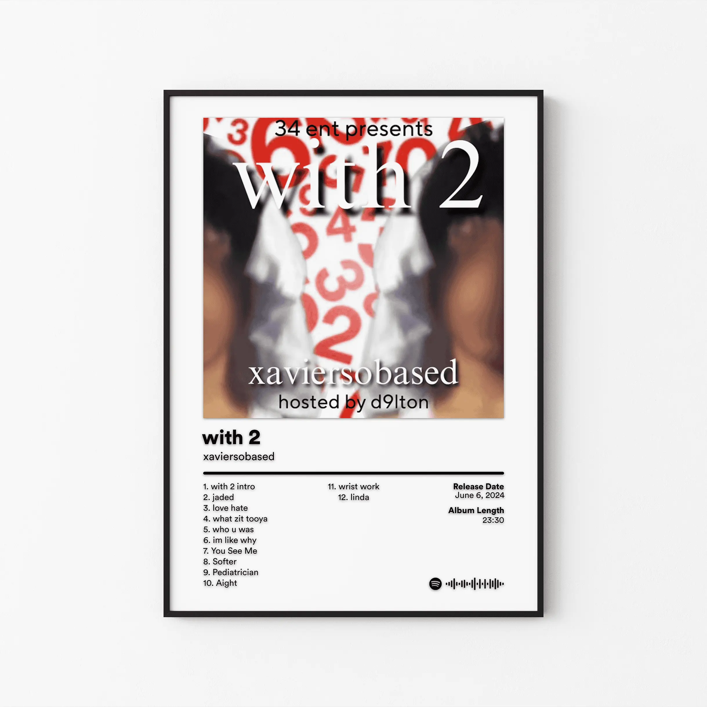 [ UNFRAMED RAP POSTER ] xaviersobased Album Poster, Install Who Are You Tracklist, Underground Jerk Rap Print, SoundCloud Aesthetic Decor, Unframed Print Only