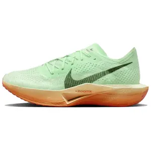 Nike ZoomX Vaporfly Next% 3 Low-Cut Running Shoes for Men and Women with Comfort and Green Color Trending Shoes, House White Official Shoes to Get / Maison Mihara