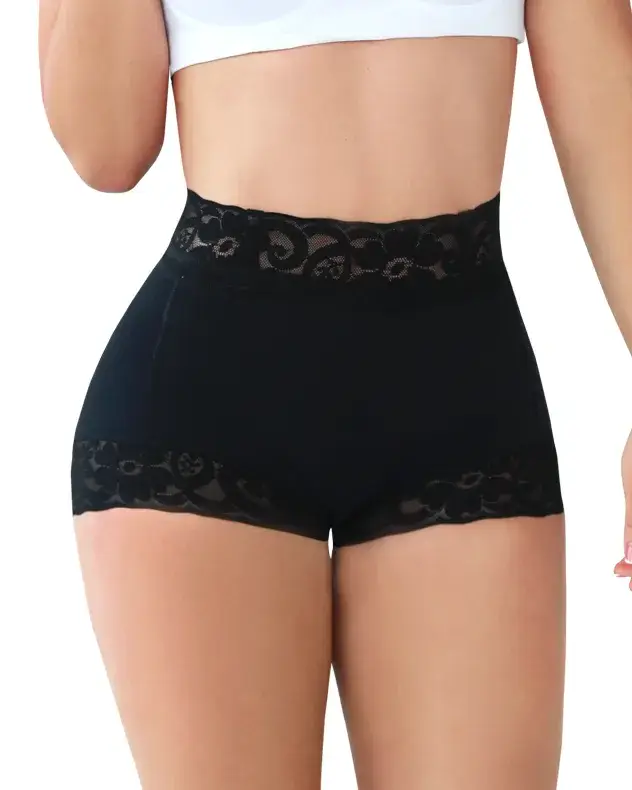 Curvy-faja Clearance Sale Women's Waist Lace Shapewear Shorts Classic Daily Wear Shapewear Butt Lifter Panty