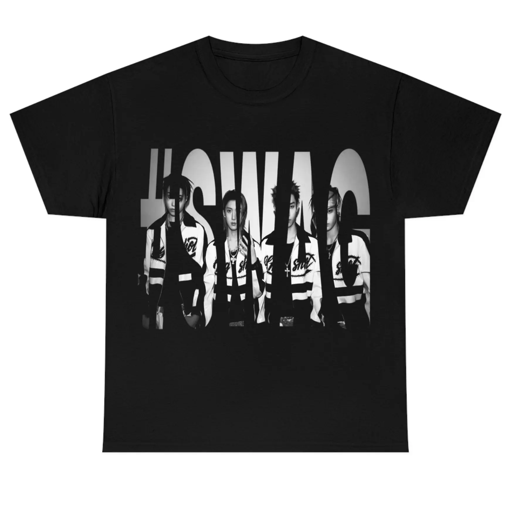 LNGSHOT Korean Pop Music Group Concert Tour Style Unisex T Shirt HY4855